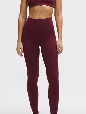 lululemon align burgundy high waisted Leggings
